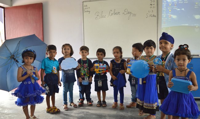 Class Nursery - Blue Colour...