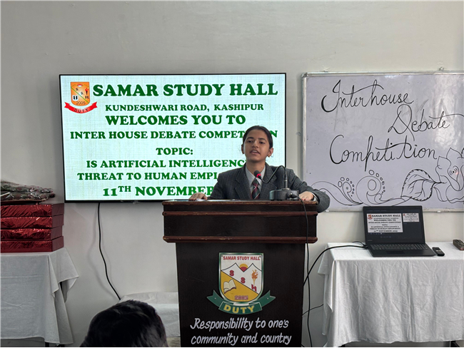 Inter house Debate Competition