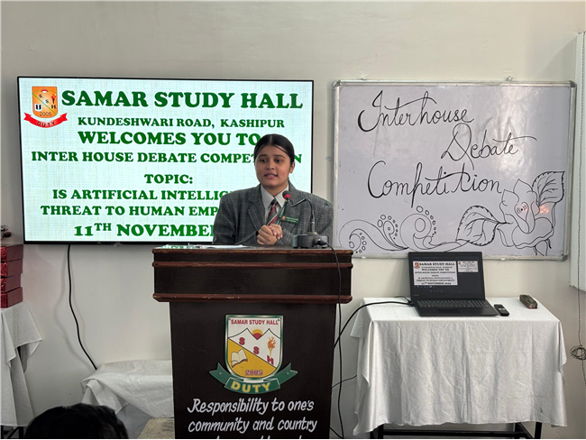 Inter house Debate Competition