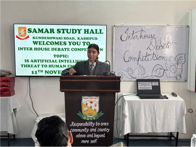 Inter house Debate Competition