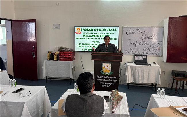 Inter house Debate Competition