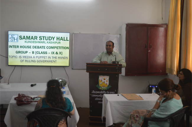 Inter House English Debate...