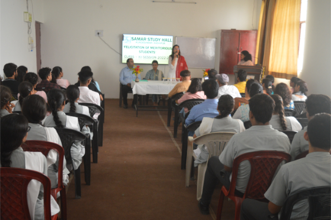 Class XII Meritorious Students