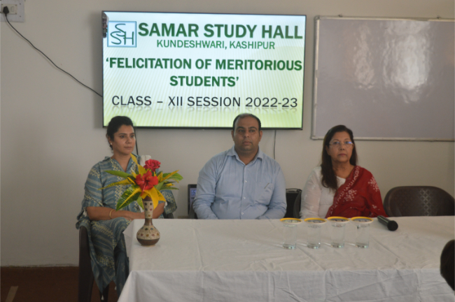Class XII Meritorious Students