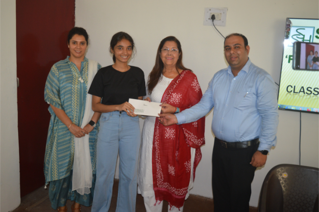 Class XII Meritorious Students