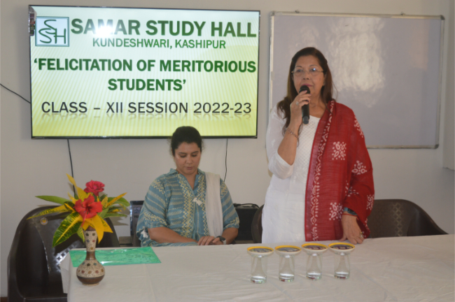 Class XII Meritorious Students