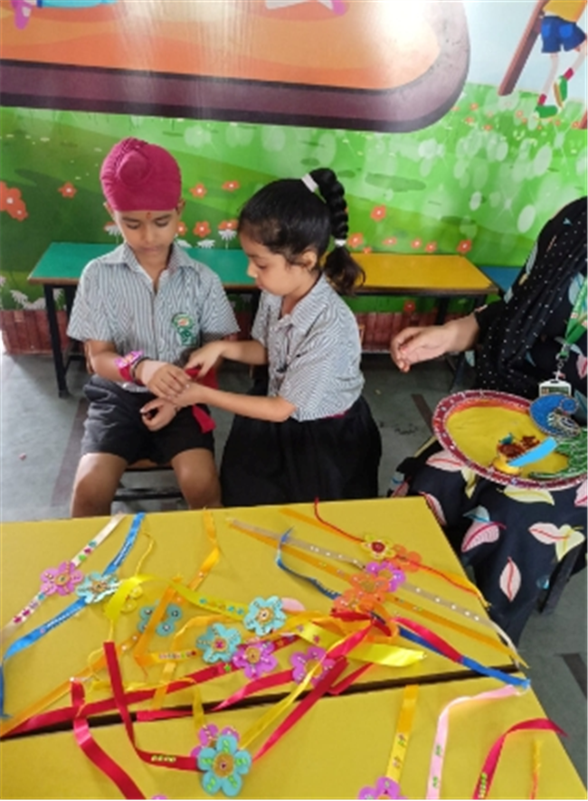 Rakhi Making Activity