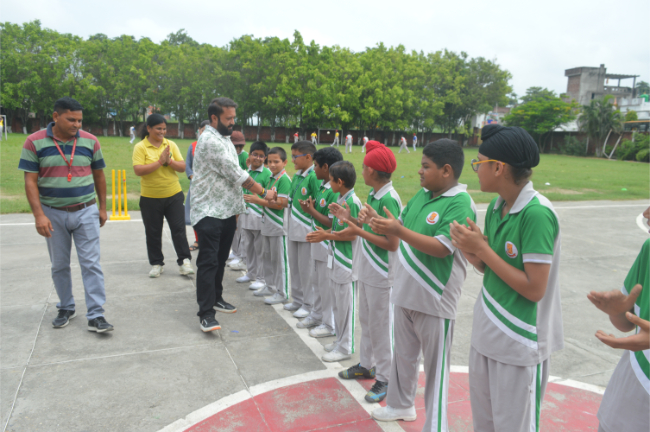 Inter class cricket match