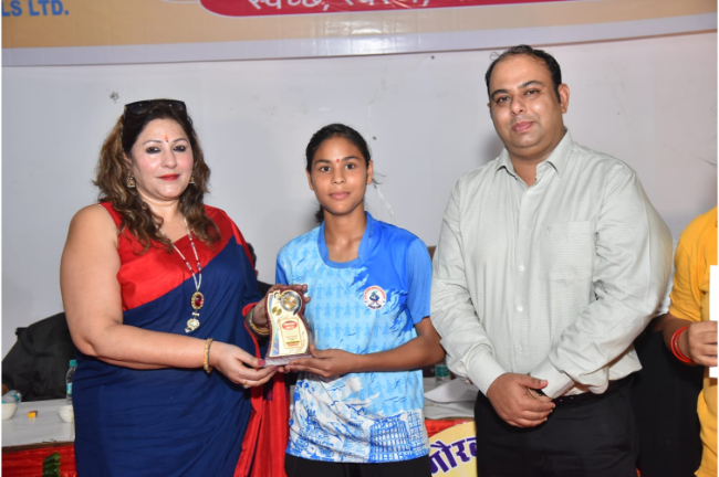 Students were felicitated by...
